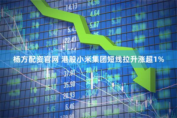 杨方配资官网 港股小米集团短线拉升涨超1%